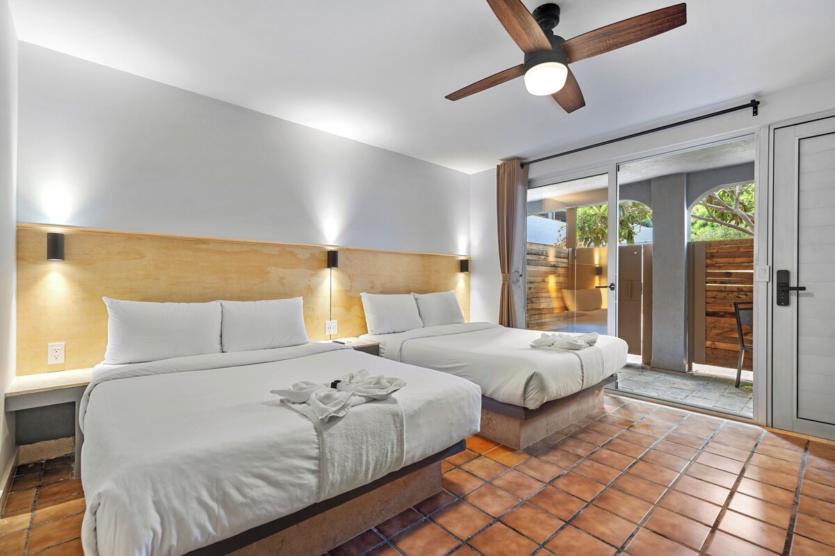 Premium Duplex, Courtyard View | 1 bedroom, Egyptian cotton sheets, premium bedding, down comforters