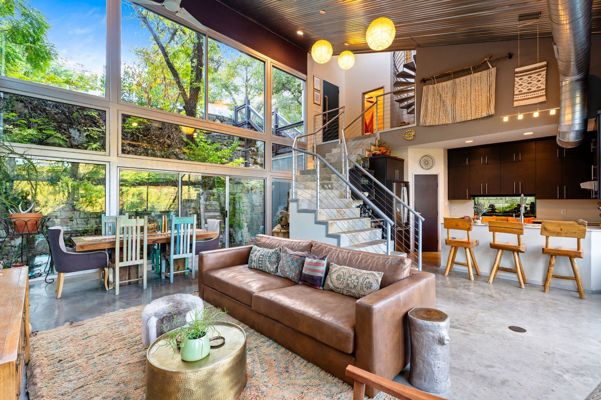 House, Multiple Beds, Balcony | Living area | TV, fireplace