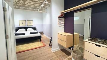 2 dormitorios, tabla de planchar con plancha, wifi y ropa de cama