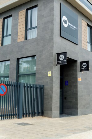 Fassade der Unterkunft