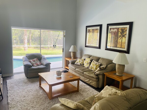 Smart TV, video games, DVD player, ping pong