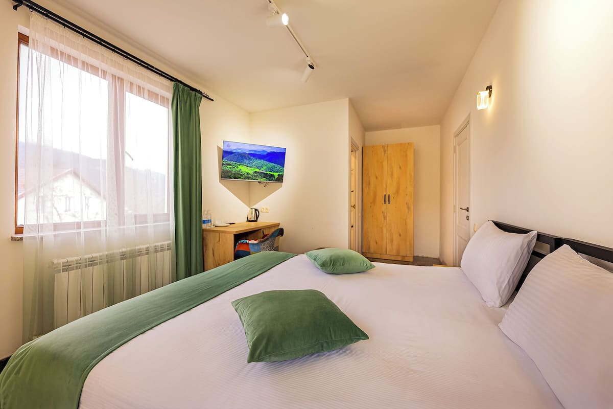 Camera Deluxe con letto matrimoniale o 2 letti singoli | 1 camera, una scrivania, postazione laptop, insonorizzazione