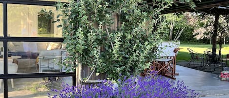 Beautiful plantings.