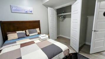 1 bedroom, desk, soundproofing, iron/ironing board
