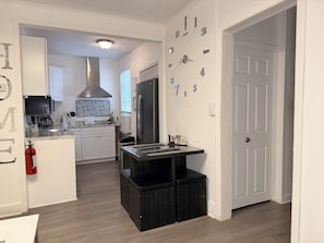 Living area - Modern Private Share Bedroom Bus stop to NYC (Englewood)