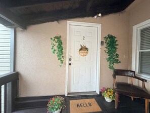 숙박 시설 입구