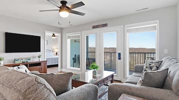 Condo, Multiple Beds, Patio (Cozy Condo at Rock Lane Resort) | Living area | 42-inch flat-screen TV with digital channels