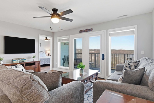Condo, Multiple Beds, Patio (Cozy Condo at Rock Lane Resort) | Living area | 42-inch flat-screen TV with digital channels