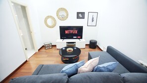 Living area - Apartamento en Pleno Madrid Centro. Gran Vía - Plaza España (Madrid)