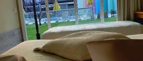 In-room safe, laptop workspace, blackout curtains, free WiFi