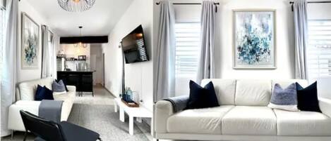 TV connectée, cheminée