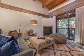 تلفزيون، مدفأة، تنس طاولة، كُتُب