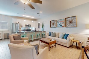 Een smart-tv en boeken