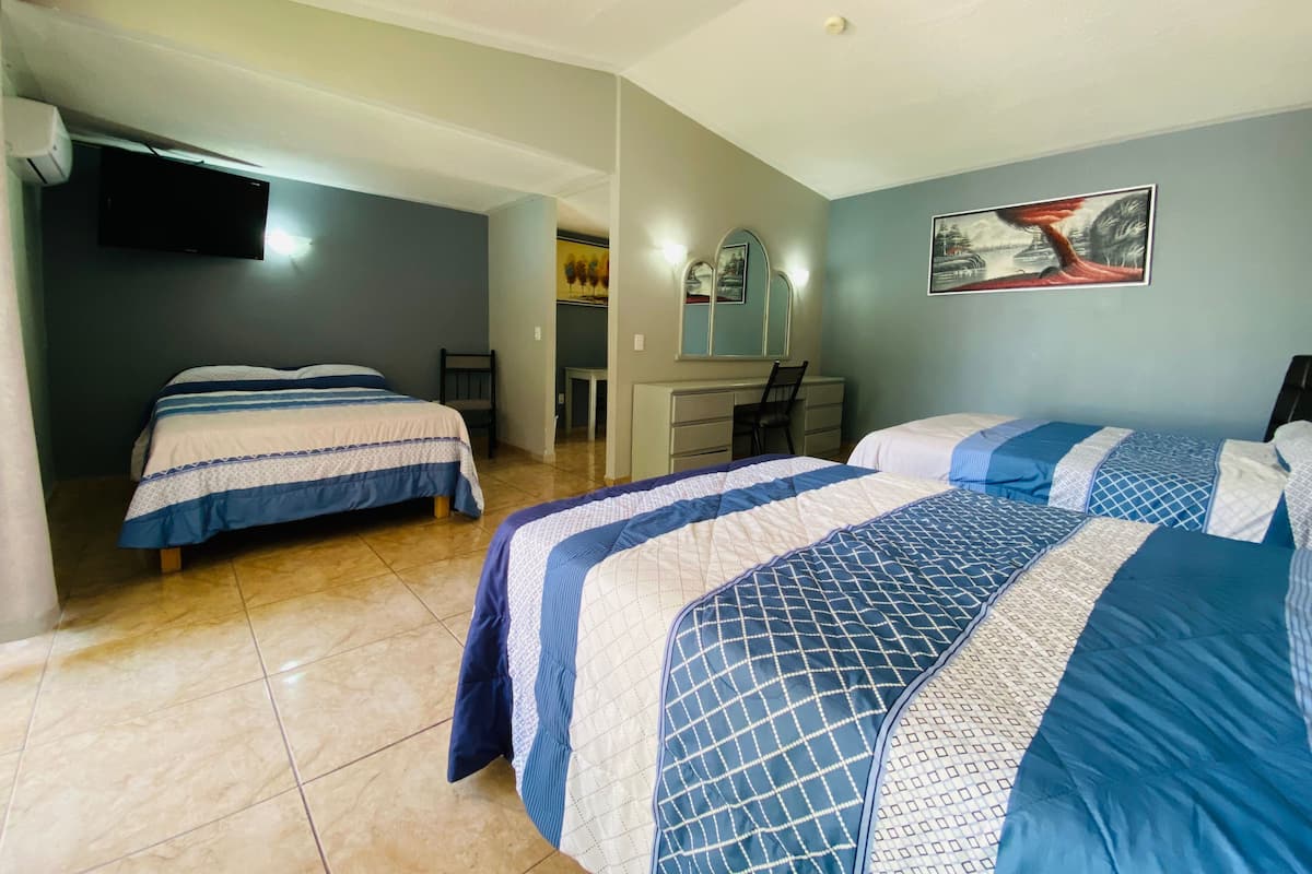 Family Triple Room, Garden View | Free WiFi, bed sheets