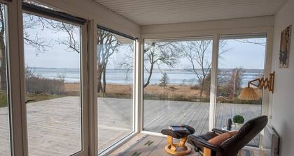 Cottage with panoramic view of Lammefjorden