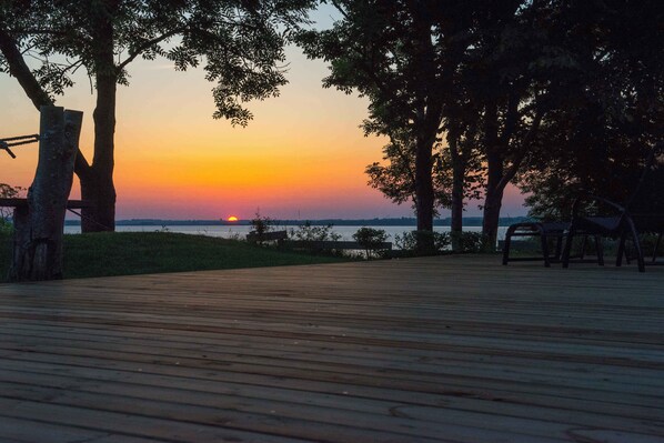 Terrace/patio - Cottage with panoramic view of Lammefjorden (Holbæk)