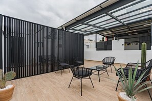 Terrace/patio - VH | 1 Hab + wifi and rooftop | Near Polanco | 268 (Ciudad de México)