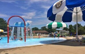 Pool - Modern Parkside Ranch IU • Kids • Luxury Mattress (Bloomington)