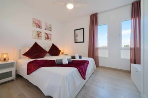 1 bedroom, iron/ironing board, internet, bed sheets