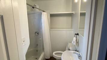 Towels, soap, toilet paper