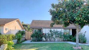 A residential property with a well-maintained lawn, a wooden fence, and a variety of plants and shrubs. - MaGiQ Private Master En-Suite w Private Bathroom, No Shared Spaces (Spring Valley)