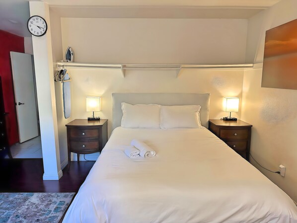 1 Schlafzimmer, Bügeleisen/Bügelbrett, kostenloses WLAN, Bettwäsche