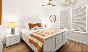 3 bedrooms, desk, iron/ironing board, free WiFi