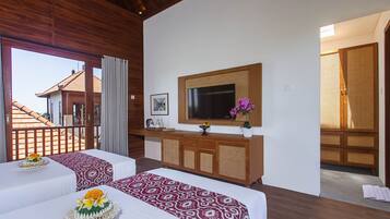 Superior Twin Room with Garden View | Minibar, bureau, Wi-Fi gratuit, draps fournis