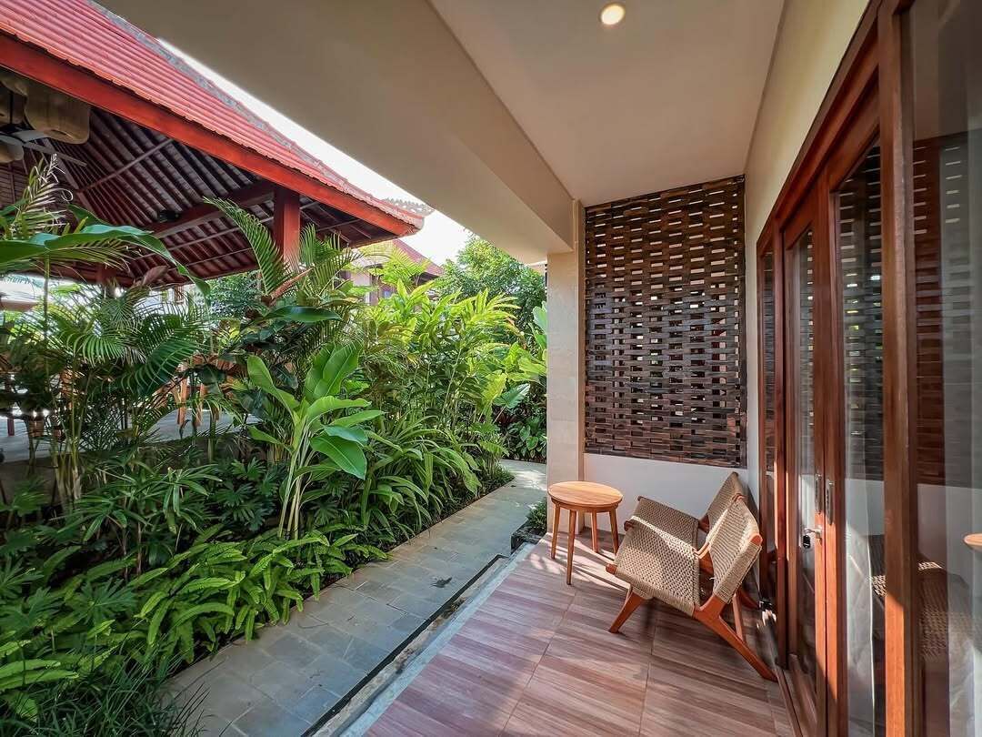 Superior Twin Room with Garden View | Terrasse/Patio