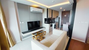 Deluxe Apartment | Living area - Seaview Condo In 5 Star Resort - MG1 (Choeng Thale)