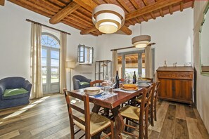 Family House, Multiple Bedrooms, 2 Bathrooms, Mountainside (Fontesecca) | Dining - Fontesecca (Citta della Pieve)