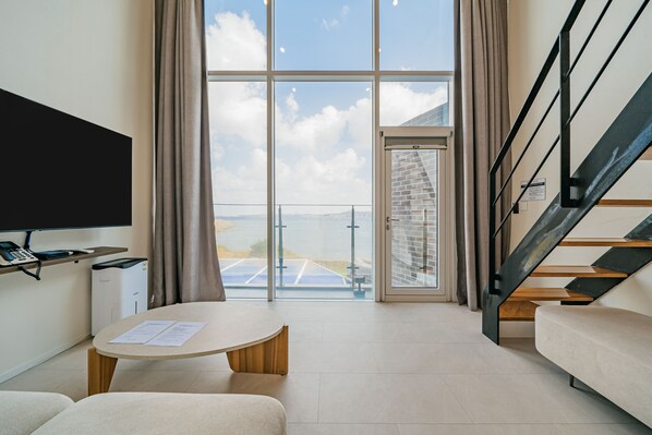 Duplex Haeilri Spa | Oleskelualue | Taulutelevisio, lämmitetyt lattiat