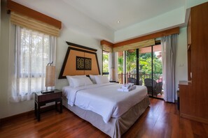 4 bedrooms, desk, free WiFi, bed sheets - Serene lagoons (Choeng Thale)