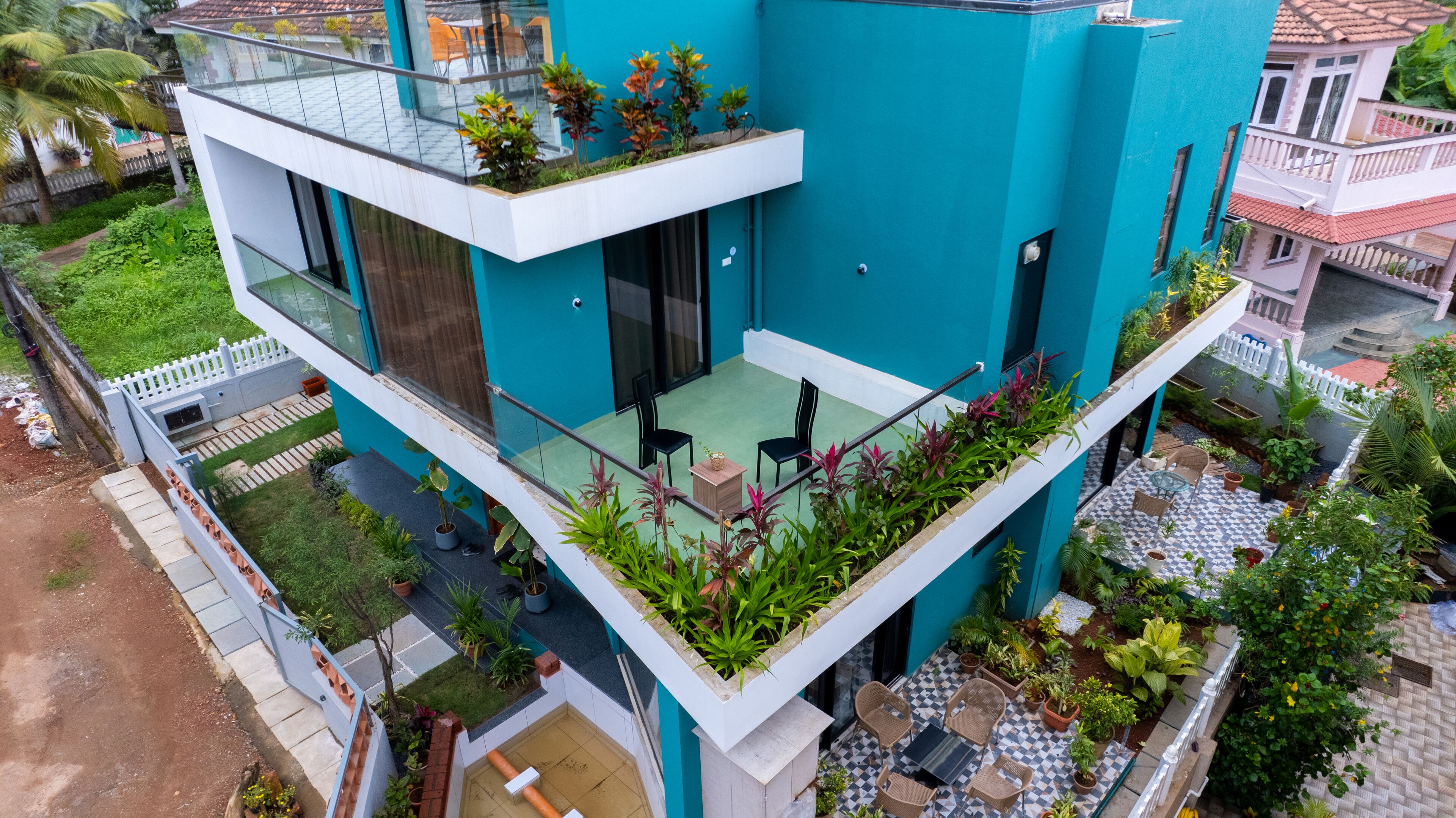 Fachada da propriedade