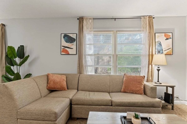 Comfy living room couch