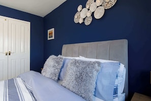 3 bedrooms, iron/ironing board, travel cot, WiFi