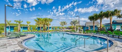 Una piscina climatizada