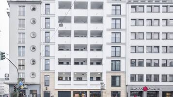 Façana frontal de l'allotjament