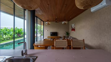 Exclusive Villa, 3 Bedrooms, Private Pool | Private kitchen