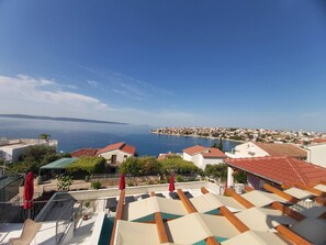 Apartment, 2 Bedrooms, Smoking, Balcony | Balcony - Heated Infinity Pool, Family Apartment With Panoramic sea View 2 (Okrug)