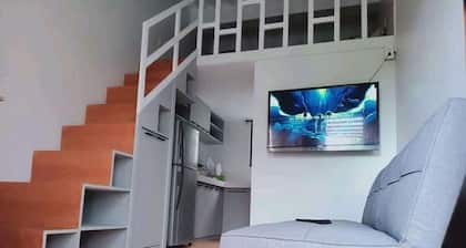 Lovely Loft Apartment air-condioned for 2 px