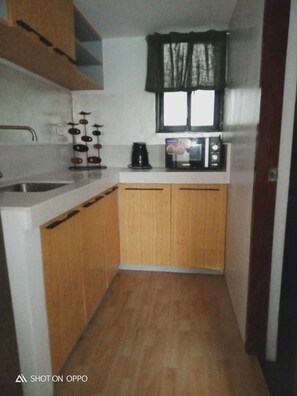 Fridge - Lovely Loft Apartment  air-condioned for 2 px (Bacolod)