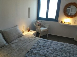 1 bedroom, iron/ironing board, WiFi, bed sheets - Spitaki-Loutra, Kythnos (Kythnos)