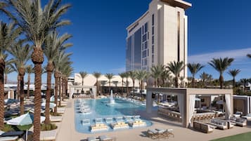 Outdoor pool, pool cabanas (surcharge), pool umbrellas