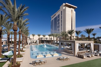 Outdoor pool, cabanas (surcharge), pool umbrellas at Durango Casino & Resort