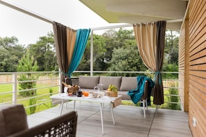 Bungalow, 3 Bedrooms, Terrace | Property grounds - The Chic Lino Delle Fate Eco Resort Num4029 (San Michele al Tagliamento)