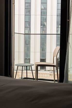 Executive Double Room, Balcony, City View | Minibar, in-room safe, desk, laptop workspace