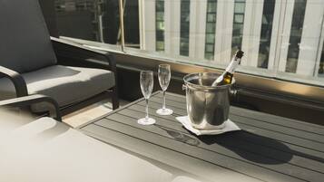 Junior Suite, Terrace, City View | Terrace/patio