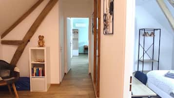 3 chambres, Wi-Fi gratuit, draps fournis
