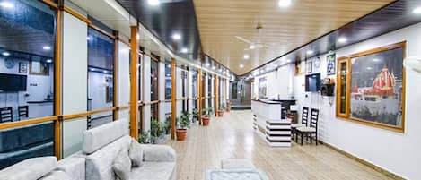 Sitteområde i lobbyen